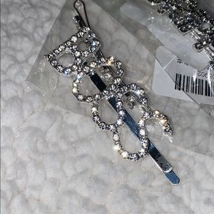 4 diamond hair clips